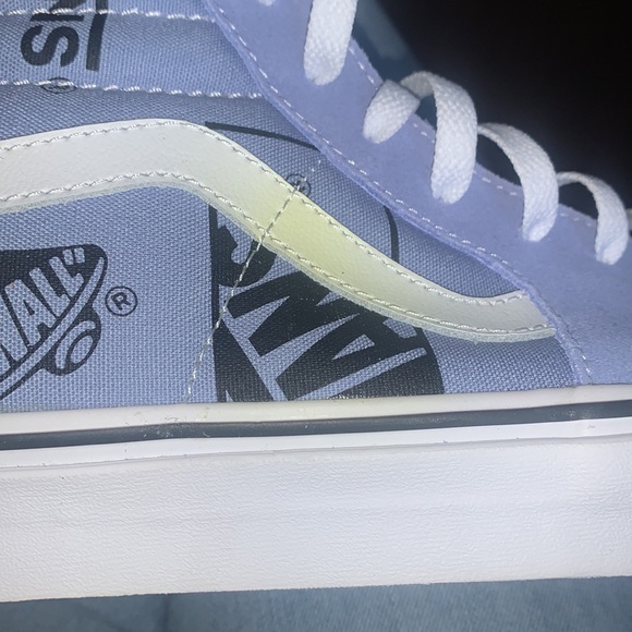 Vans Sk8-Hi sky blue with graphics. US MEN 10.0 NEW - Picture 4 of 7